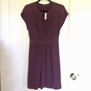 Madewell Plum Silk Dress